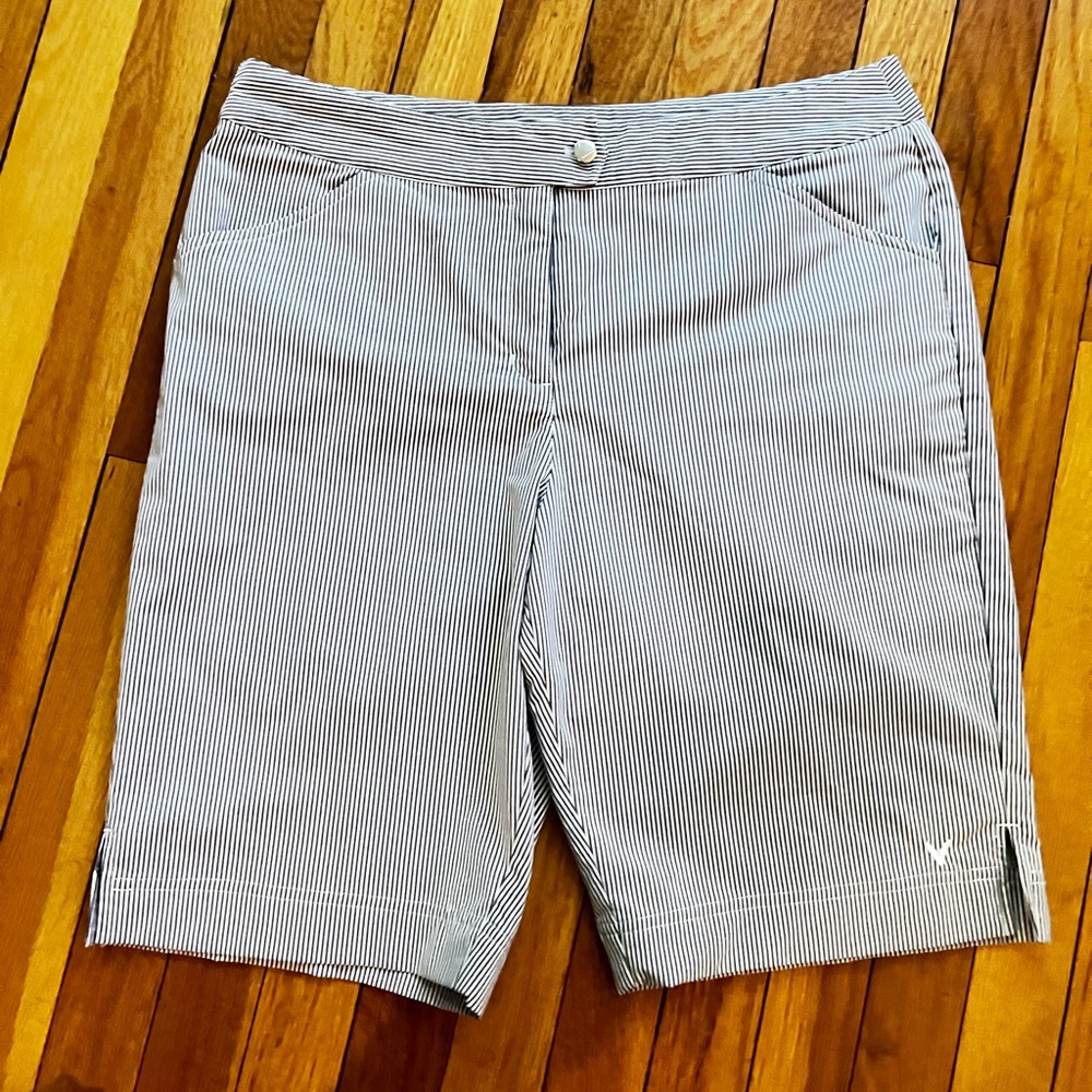 Callaway Women's Pinstripe Gray Shorts size 10